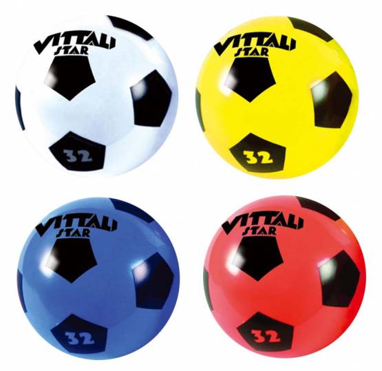 Wasserball PVC Ball Fussball Kinder-Spielball Strandball Beachball 4 Stück 22 cm