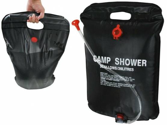 Campingdusche Solardusche 20L Shower Outdoordusche schwarz