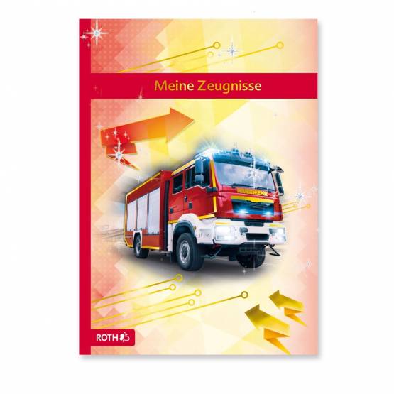 Zeugnismappe ROTH DIN A4 Feuerwehr Dokumentenmappe