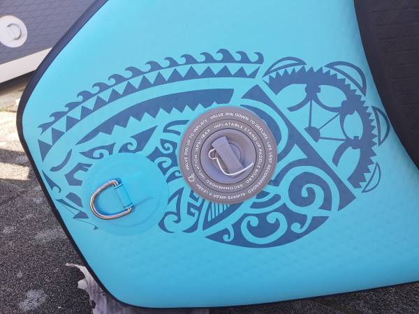 Stand Up SUP KSamo`a ® PREMIUM SET 320 Paddle Board Surf ISUP Paddling Ksamoa Bluerider