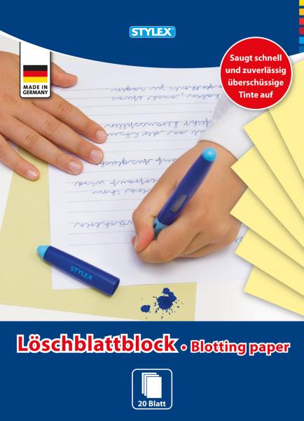 Löschpapier Löschblatt Löschblattblock A4 20 Blatt